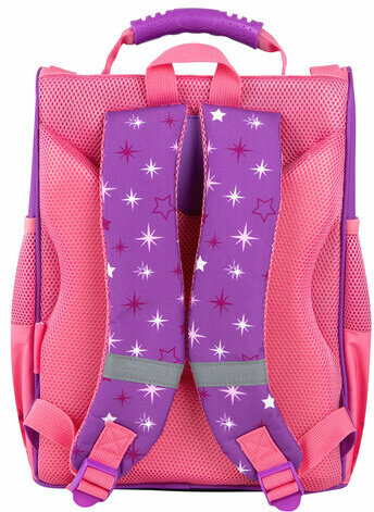 Ранец ПИФАГОР BASIC, 1 отделение, 3 кармана, эргономичная спинка, "Happy unicorn", 35х28х18 см, 271372