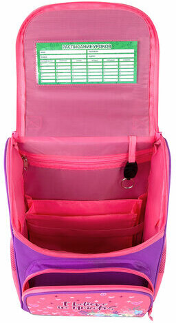 Ранец ПИФАГОР BASIC, 1 отделение, 3 кармана, эргономичная спинка, "Happy unicorn", 35х28х18 см, 271372