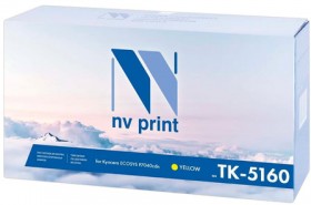 Тонер-картридж NV PRINT (NV-TK-5160Y) для KYOCERA ECOSYS P7040cdn, желтый, ресурс 12000 стр.