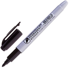 Маркер перманентный CROWN &quot;Multi Marker Slim&quot;, ЧЕРНЫЙ, круглый наконечник, 2 мм, P-505