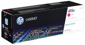 Картридж лазерный HP (W2033X) Color LaserJet M454dn/M479dw и др, №415X, пурпурный, оригинальный, ресурс 6000 страниц