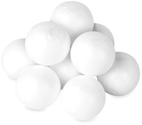 Пенопластовые заготовки для творчества "Шарики", 10 шт., 20 мм, ОСТРОВ СОКРОВИЩ, 661344