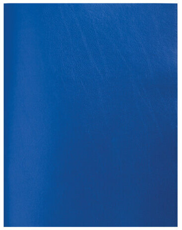 Тетрадь бумвинил, А4, 80 л., скоба, офсет №2 ЭКОНОМ, клетка, STAFF, СИНИЙ, 402649