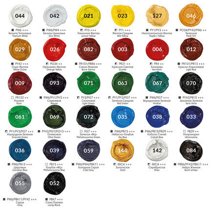 Краски масляные художественные НАБОР "PREMIERE 36 штук 32 цвета!", в тубах 12 мл, BRAUBERG ART, 192008