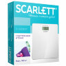 Весы напольные SCARLETT SC-BS33E107, электронные, вес до 180 кг, квадратные, стекло, белые