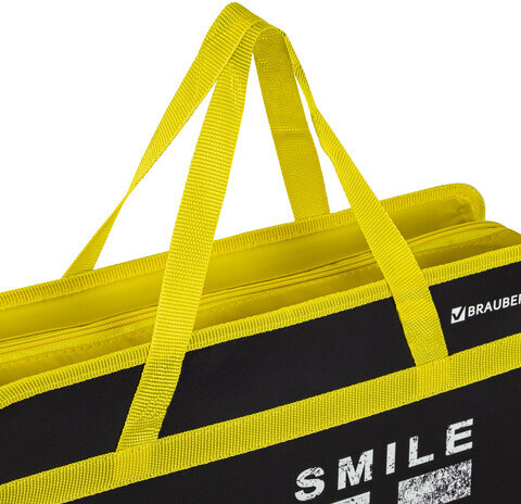 Папка на молнии с ручками BRAUBERG А4, 1 отделение, пластик, 80 мм, "OFF", 271465