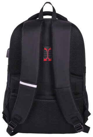 Рюкзак GERMANIUM UPGRADE универсальный, 2 отделения, отделение для ноутбука, USB-порт, "UP-1", черный, 47х31х18 см, 271665