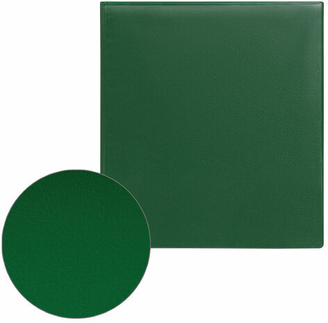 Папка на 4 кольцах с передним прозрачным карманом BRAUBERG, картон/ПВХ, 65 мм, зеленая, до 400 листов, 223532