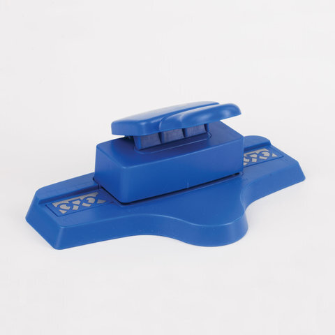 Дырокол фигурный для края "Плетение", диаметр вырезной фигуры 50х16 мм, ОСТРОВ СОКРОВИЩ, 227174