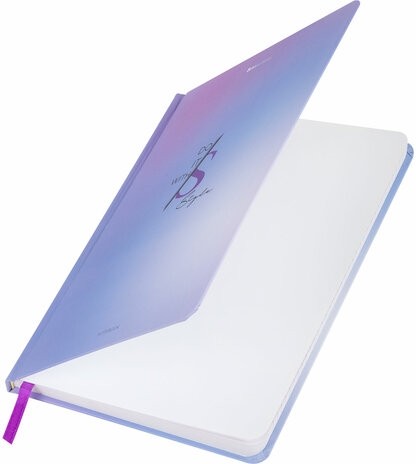 Блокнот с резинкой в клетку 96 л., А5 145х203 мм, твердая обложка, BRAUBERG, "Style", 116320