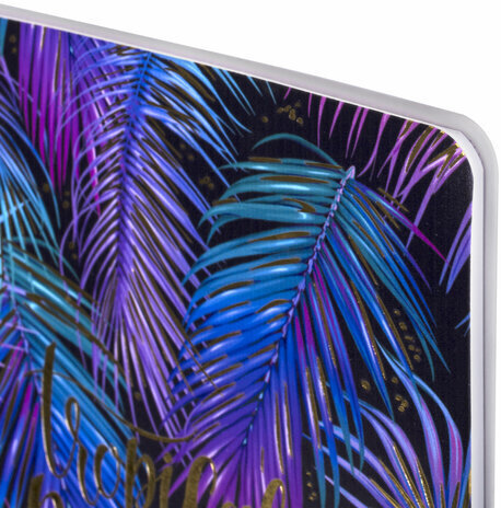 Дневник 1-11 класс 48 л., кожзам (гибкая), печать, фольга, BRAUBERG, "Тропики", 106173