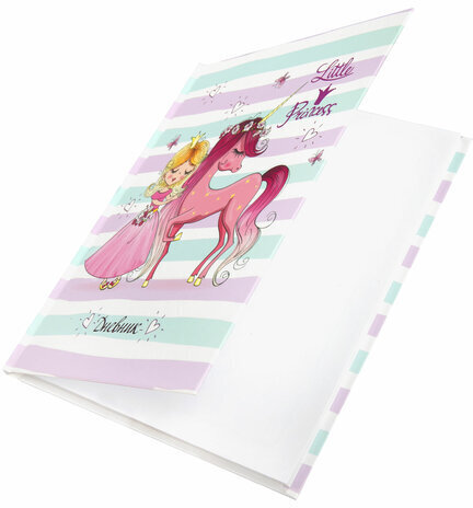 Дневник 1-4 класс 48 л., твердый, ЮНЛАНДИЯ, глянцевая ламинация, с подсказом, "Princess", 106347