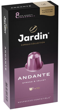 Кофе в капсулах JARDIN "Andante" для кофемашин Nespresso, 10 порций, 1353-10