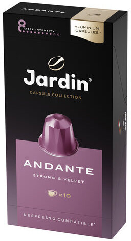 Кофе в капсулах JARDIN "Andante" для кофемашин Nespresso, 10 порций, 1353-10