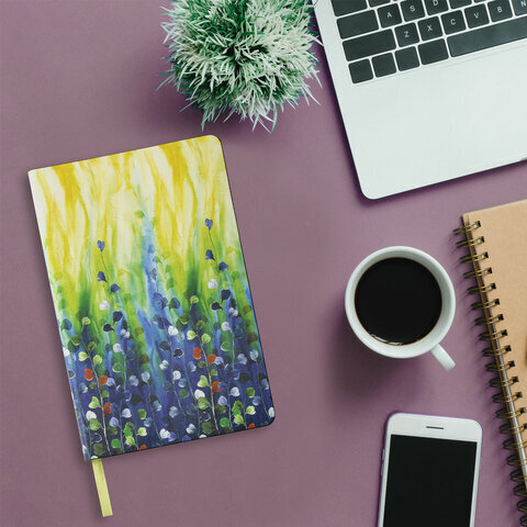 Ежедневник недатированный А5 (138х213 мм), BRAUBERG VISTA, под кожу, гибкий, 136 л., "Revival", 112030