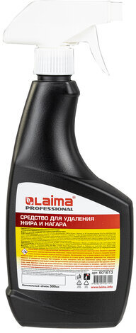 Средство для чистки плит, духовок, грилей от жира/нагара 500 мл, АНТИЖИР LAIMA, (аналог Шуманит), распылитель, 601613
