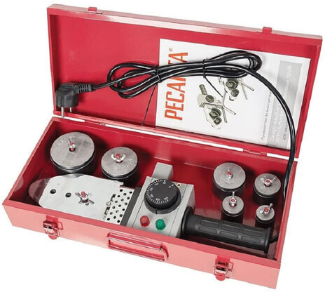 Сварочный аппарат для полипропиленовых труб РЕСАНТА АСПТ-1000, 1000 Вт, 0-300С, 6 насадок, 65/54