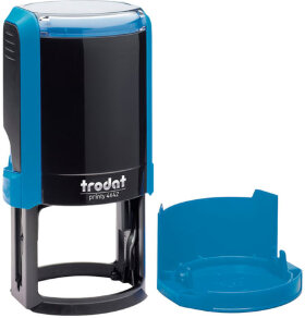 Оснастка для печатей, оттиск D=42 мм, синий, TRODAT 4642 PRINTY 4.0, корпус синий, крышка, подушка, 66584