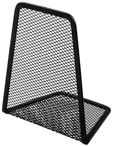 Держатель (ограничитель) подставка для книг BRAUBERG "Germanium Mesh", 2 штуки, металл, 237977