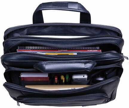 Сумка-портфель BRAUBERG с отделением для ноутбука 15-16", "Favorite", 2 отделения, экокожа, 41х32х12 см, 240399