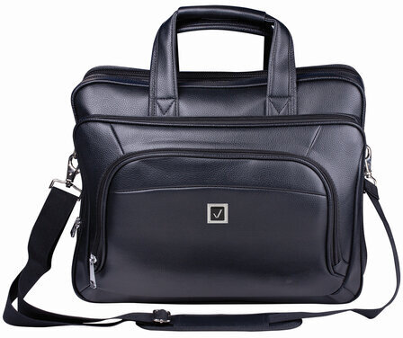 Сумка-портфель BRAUBERG с отделением для ноутбука 15-16", "Favorite", 2 отделения, экокожа, 41х32х12 см, 240399