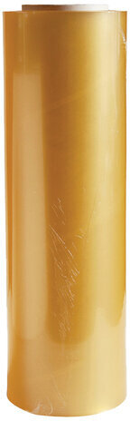 Пленка пищевая ПВХ, 40 см х 900 м, ДЫШАЩАЯ, толщина 9 мкм, сырье из Южной Кореи, 607603