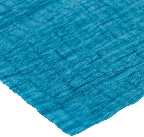 Бумага гофрированная/креповая, 110 г/м2, 50х250 см, голубая, ОСТРОВ СОКРОВИЩ, 129147