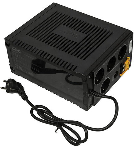 Источник бесперебойного питания APC BC650-RSX761, 650 VA (360 W), 4 розетки (3 UPS + 1 фильтр)