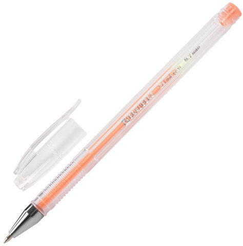 Ручки гелевые BRAUBERG "Jet", НАБОР 6 ЦВЕТОВ, ПАСТЕЛЬНЫЕ, узел 0,7 мм, линия письма 0,5 мм, 141033