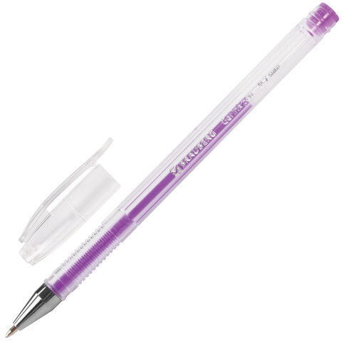 Ручки гелевые BRAUBERG "Jet", НАБОР 6 ЦВЕТОВ, ПАСТЕЛЬНЫЕ, узел 0,7 мм, линия письма 0,5 мм, 141033