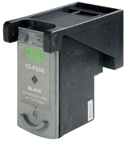 Картридж струйный CACTUS (CS-PG50) для CANON PIXMA MP150/170/450/160/460/JX200/500, черный