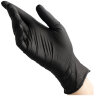 Перчатки нитриловые смотровые КОМПЛЕКТ 50 пар (100 шт.), размер M (средний), черные, BENOVY Nitrile Chlorinated