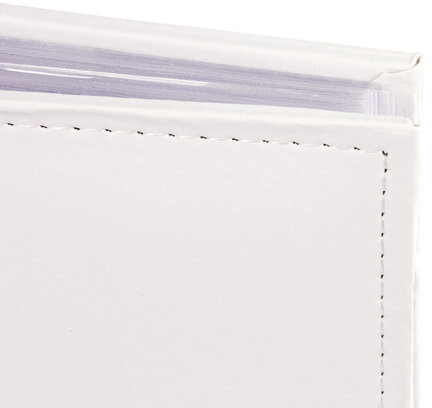 Фотоальбом BRAUBERG на 200 фото. 10х15 см, под замшу, бумажные страницы, бокс, белый с черным, 391114