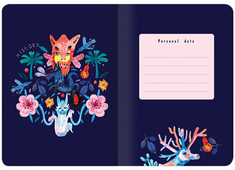 Тетради 60 л. в точку обложка SoftTouch, НАБОР 2 шт., бежевая бумага 70 г/м2, сшивка, B5 (179х250 мм), NIGHT/DAY, BRAUBERG, 403830