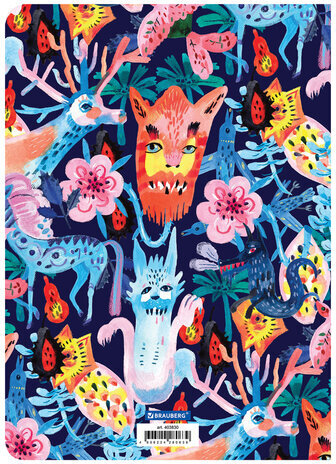 Тетради 60 л. в точку обложка SoftTouch, НАБОР 2 шт., бежевая бумага 70 г/м2, сшивка, B5 (179х250 мм), NIGHT/DAY, BRAUBERG, 403830