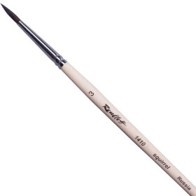 Кисть художественная ROUBLOFF (Рублев) белка, круглая, № 3, короткая ручка, ЖБ1-03,00Б