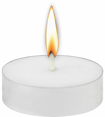 Свечи чайные Long Life, до 5 часов горения, вес 12 г, КОМПЛЕКТ 50 шт., в гильзе, LAIMA, 609200