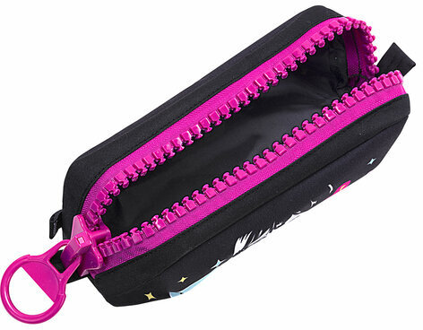 Пенал BRAUBERG с объемной "тракторной" молнией, 1 отделение, ткань, 22х8х6,5 см, "Anime girl", 271566