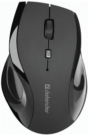 Мышь беспроводная DEFENDER Accura MM-295, 5 кнопок + 1 колесо-кнопка, оптическая, черная, 52295