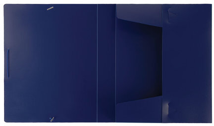 Папка-короб на резинках BRAUBERG, 50 мм, синяя, 0,7 мм, 224162