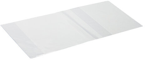 Обложки ПВХ для учебника, ПИФАГОР, комплект 5 шт., размер универсальный, прозрачные, 120 мкм, 233х455 мм, 224840