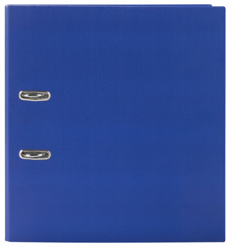 Папка-регистратор STAFF "Manager" с покрытием из ПВХ, 70 мм, без уголка, синяя, 225207