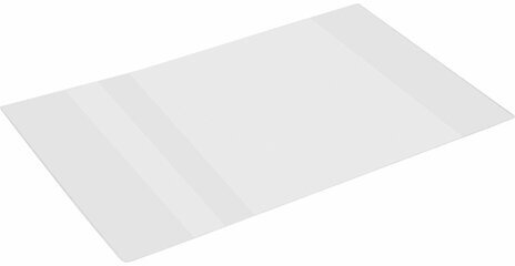 Обложка ПВХ для тетрадей и дневников, ЮНЛАНДИЯ, с закладкой, 110 мкм, 210х350 мм, штрих-код, 229307