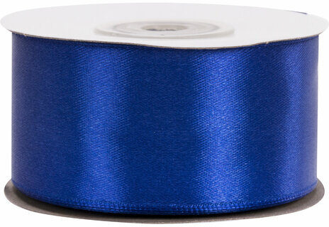 Лента атласная ширина 38 мм, длина 23 м, синяя, BRAUBERG, 591510