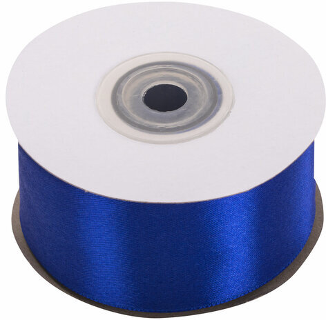 Лента атласная ширина 38 мм, длина 23 м, синяя, BRAUBERG, 591510