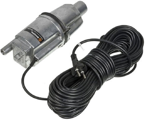 Вибрационный насос ВИХРЬ ВН-25Н, 280 Вт, диаметр насоса 100 мм, глубина погружения 3 м, 18 л/мин, 68/8/11