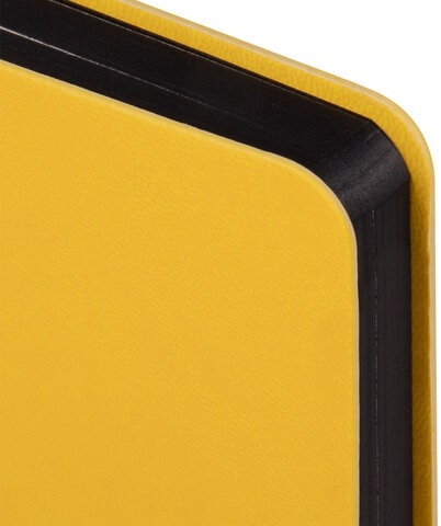 Ежедневник недатированный А5 138х213 мм BRAUBERG "Metropolis Mix", под кожу, 136 л., желтый, 113292