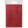 Обложка для паспорта натуральная кожа галант, "PASSPORT", красная, BRAUBERG, 237178