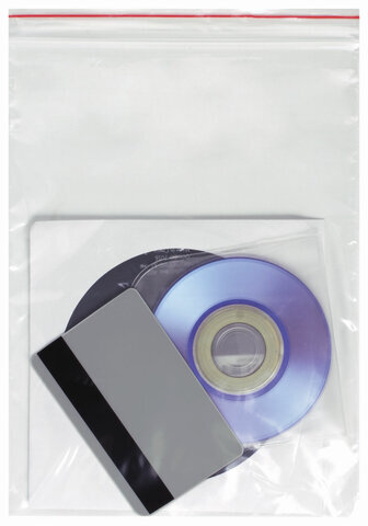 Пакеты с замком ZIP LOCK "зиплок", комплект 100 шт., 150х200 мм, ПВД, толщина 40 микрон, BRAUBERG, 606213