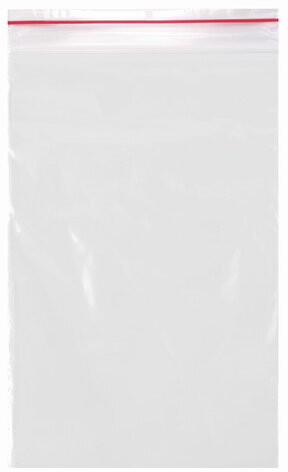 Пакеты с замком ZIP LOCK "зиплок", комплект 100 шт., 150х200 мм, ПВД, толщина 40 микрон, BRAUBERG, 606213